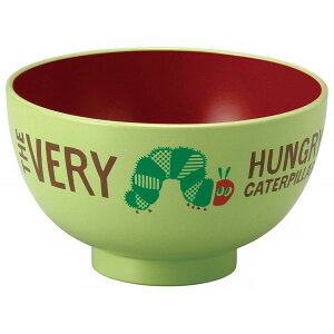 はらぺこあおむし 塗汁椀 お椀 茶碗 M エリック・カール キッチン用品