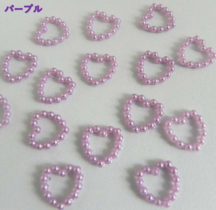 楽天市場】☆ つぶパール ☆ ハートのパーツ ハート♡♪ 35個 