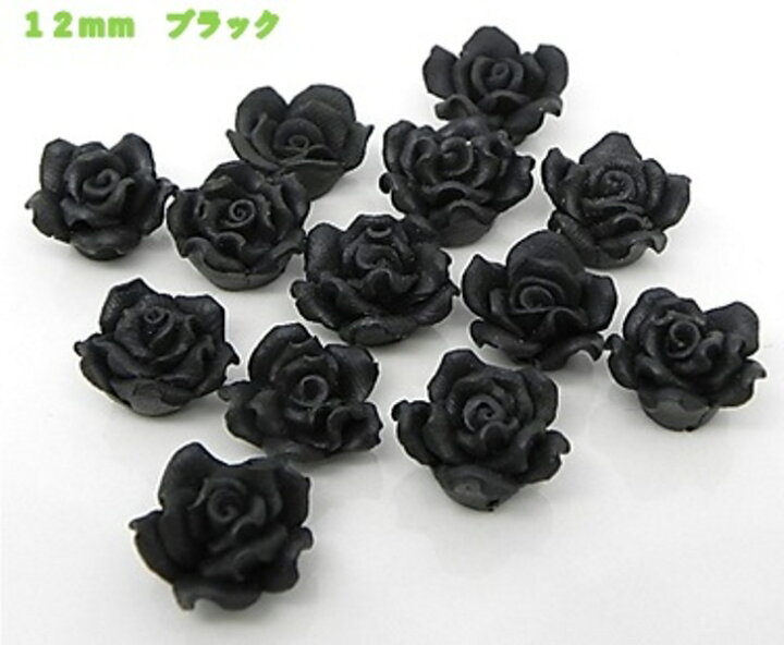 楽天市場】☆ 樹脂粘土 薔薇 ☆ 12mm～18mm ネイル Rose バラ 