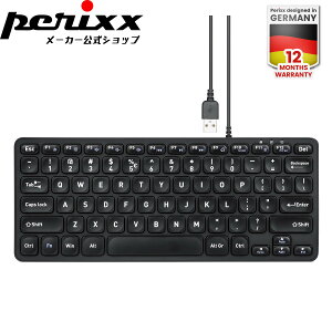 �y���b�N�X �L�� �~�j �L�[�{�[�h USB �L�� �X�����f�U�C�� �ɔ� �f�J���� usb Windows 7, 8, 10, macOS, Chrome OS�Ή� �R���p�N�g �u���b�N �p��z�� �y���K�ۏؕi�z PERIBOARD-432