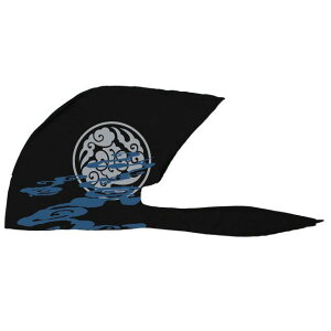 弐黒堂 WBKN-476 バンダナキャップ 雲海 カラー 黒/灰 WBKN-476/BKGY/F