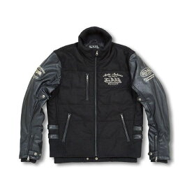 VonDutch 2015-2016秋冬モデル VOM-WM04 Melton Jackets カラー：ブラック サイズ：M VOM-WM04 ボンダッチ ジャケット バイク