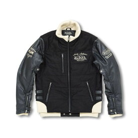 VonDutch 2015-2016秋冬モデル VOM-WM04 Melton Jackets カラー：アイボリー サイズ：M VOM-WM04 ボンダッチ ジャケット バイク