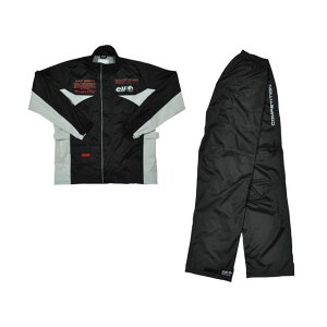 エルフ ライディングウェア ELR-3291 Rain Suit カラー ブラック サイズ L ELR-3291