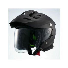 Marushin インナーバイザー付きジェットヘルメット MSJ1 TE-1（マットブラック） サイズ：XL ・01001326 マルシン ジェットヘルメット バイク