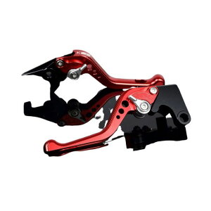 SPEEDRA アルミビレットアジャストレバーセット 3Dショート(レバー本体:レッド) GSX-R600 GSX-R750 アジャスター シルバー SU0405475-SR