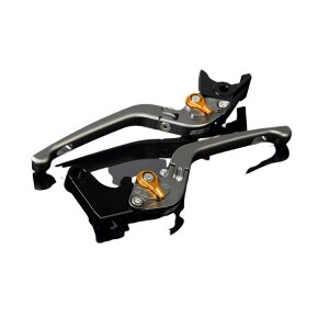 SPEEDRA アルミビレットアジャストレバーセット 3D可倒式(レバー本体:マットチタン) GSX-R600 GSX-R750 アジャスター マットゴールド LVDM050TM-GD