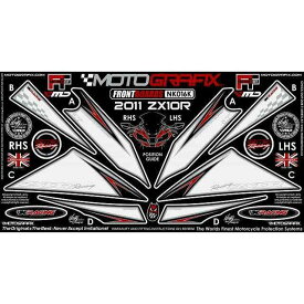 MOTOGRAFIX ボディパッド Front カワサキ タイプ：NK016K MT-NK016K モトグラフィックス ドレスアップ・カバー バイク ニンジャZX-10R