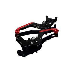 SPEEDRA アルミビレットアジャストレバーセット 可倒延長式(レバー本体:マットブラック) アジャスター マットブラック エクステンション マットレッド LVGM039BK-BKRD