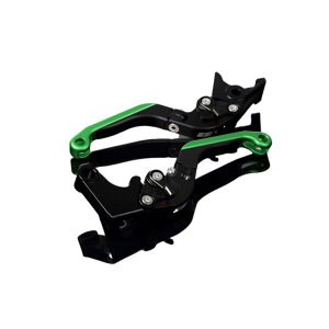 SPEEDRA アルミビレットアジャストレバーセット 可倒延長式(レバー本体:マットブラック) YZF-R1 アジャスター マットブラック エクステンション マットグリーン LVGM042BK-BKGN