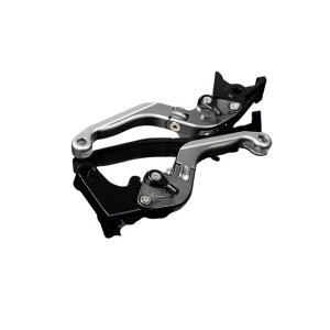 SPEEDRA アルミビレットアジャストレバーセット 可倒延長式(レバー本体:マットチタン) アジャスター マットブラック エクステンション マットシルバー LVGM047TM-BKSR