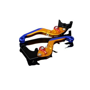 SPEEDRA アルミビレットアジャストレバーセット 可倒延長式(レバー本体:マットゴールド) GSX-R600 GSX-R750 アジャスター マットレッド エクステンション マットブルー LVGM050GD-RDBE