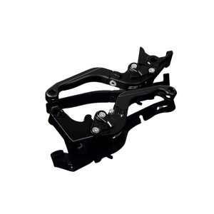 SPEEDRA アルミビレットアジャストレバーセット 可倒延長式(レバー本体:マットブラック) アジャスター マットブラック エクステンション マットブラック LVGM060BK-BKBK