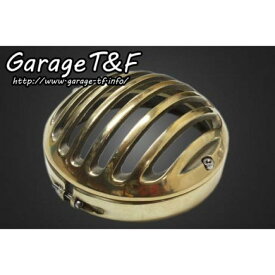 正規品／T&F 4.5インチベーツライト専用 バードゲージカバー カラー：真鍮 HL49 ガレージT&F 電装ステー・カバー類 バイク 汎用