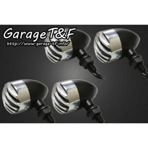 ガレージT&F バードゲージウィンカータイプ1(ブラック) ダークレンズ仕様 汎用 ゲージ ポリッシュ ステー ステーC ・SL134C