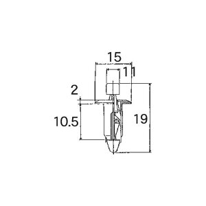 ボストン BC5138 プッシュリベット BC5138