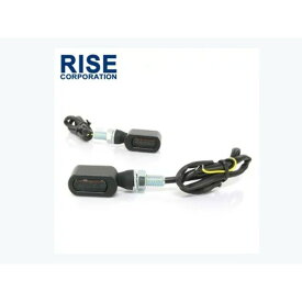 RISE CORPORATION マイクロミニ LEDウインカー ブラックボディ スモークレンズ 2個セット T06HD000096BK ライズコーポレーション ウインカー関連パーツ バイク 汎用