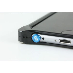 GILD design�imobile item�j GAEVW-200BL EVA Earphone jack cover�iWILLE�j �u���[ 41225