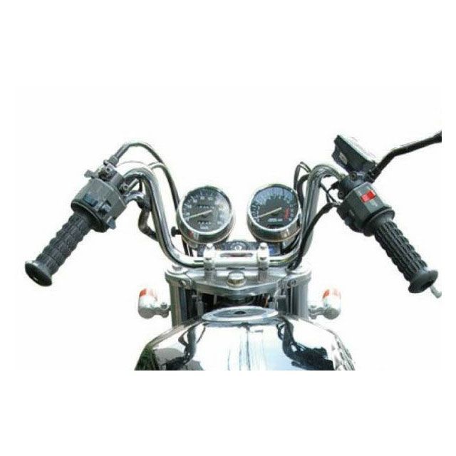【（正規品）Z-FATHER BROTHERZ ジグザグバー 20cm zf01-006 ゼットファーザーブラザーズ ハンドル関連パーツ  バイク モトメガネ 