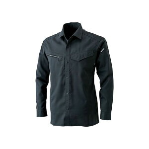 TSデザイン AIR ACTIVEロングスリーブシャツ(チャコールグレー) サイズ 5L 8105