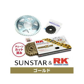 SUNSTAR KR40817 スプロケット＆チェーンキット（ゴールド） KR40817 サンスター スプロケット関連パーツ バイク ZRX1200 ZRX1200R ZRX1200S