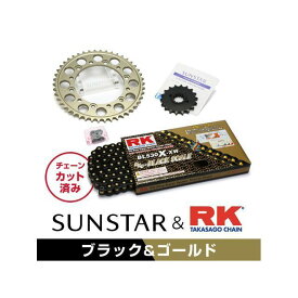 セット商品 KR56214 サンスター スプロケット＆RKチェーンキット（ブラック） FZ1 FZS1000/S/FAZER KR56214
