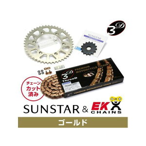 �Z�b�g���i KE30943 �T���X�^�[ �X�v���P�b�g��EK�`�F�[���L�b�g�i�S�[���h�j 250SB D-TRACKER/X KE30943