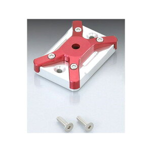 キタコ マスターシリンダーキャップ TYPE-1 マジェスティS カラー シルバー/レッド 524-0001110