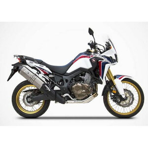 �U�[�h �`�^�� EURO 4 HOMOLOHATED �X���b�v�I�� WITH �J�[�{�� END CAP for HONDA AFRICA TWIN �i2016-2019�j �b ZHND366TSO-FC AFRICA TWIN zar_ZHND366T�c