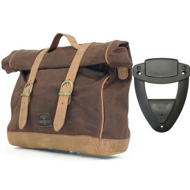 ロングライド ヘリテージ サドルバッグ CLICK-ON ロールトップ 18L（ブラウン） HQR137WBRO