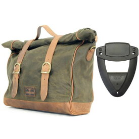 ロングライド ヘリテージ サドルバッグ CLICK-ON ロールトップ 18L（カーキ） HQR137WKHA