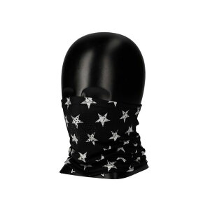 pCvX PIPES NECK WARMERiBLACK STARj PNW-05