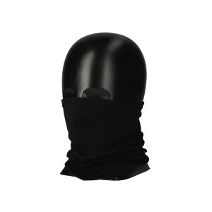 pCvX PIPES NECK WARMERiSOLID BLACKj PNW-09