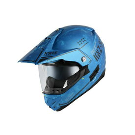 WINS X-ROAD COMBAT（D10サマルカンドブルー） サイズ：M JAN_4560385760020 ウインズヘルメット オフロードヘルメット バイク