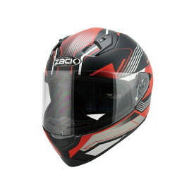 スピードピット ZF-4 フルフェイス（ハーフマッドブラックレッド/ZL） サイズ M ZF-4