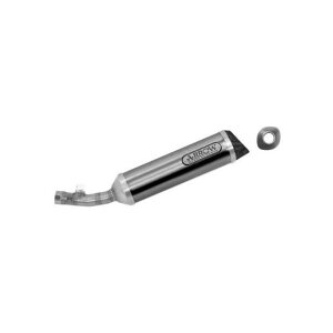 A[ YAMAHA YZF-R 125 08/14 HOMOLOGATED ALUMINIUM DARK THUNDER SILENCER WITH CARBON END CAP b 51503AKN arr_51503AKN