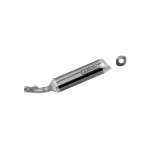 A[ YAMAHA YZF-R 125 08/14 ALUMINIUM BLACK HOMOLOGATED THUNDER SILENCER b 51503AON arr_51503AON