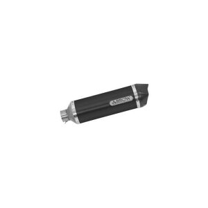 �A���[ BENELLI TRK 502 17/18 HOMOLOGATED ALUMINIUM DARK RACE TECH SILENCER WITH CARBON END CAP FOR 71689MI LINK PIPE �b 71878AKN a�c