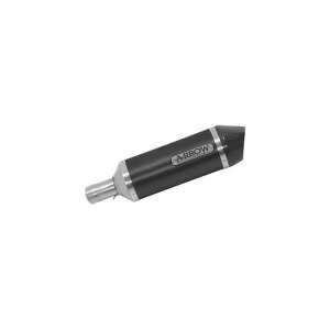 �A���[ SUZUKI GSX-R 1000 17 HOMOL. ALUMINIUM DARK RACE TECH SILENCER WITH CARBON END CAP FOR ORIGINAL AND COLLECTORS �b 71855AKN a�c