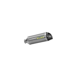A[ YAMAHA YZF R6 17 HOMOLOGATED ALUMINIUM THUNDER SILENCER WITH CARBON END CAP FOR ORIGINAL AND COLLECTORS b 71863AK arr_7186c