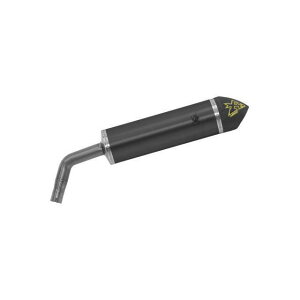 A[ YAMAHA XT 1200Z 10/16 HOMOLOGATED MAXI RACE-TECH ALUMINIUM DARK SILENCER WITH CARBON END CAP b 72614AKN arr_72614AKN