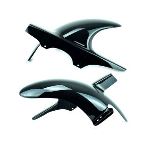 �s���~�b�h�v���X�`�b�N Kawasaki ZX6-R Hugger Gloss Black 2000��2002 �b 07326B ZX6-R pyr_07326B