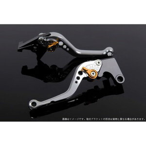 SPEEDRA アジャストレバー スタンダードショート(レバー本体カラー:シルバー) XMAX アジャスターカラー ゴールド LVCG081SR-GD