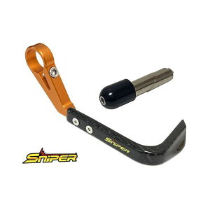 スナイパー カーボンブレーキレバーガード 金 汎用15-17mm 汎用 SP0097GD_15
