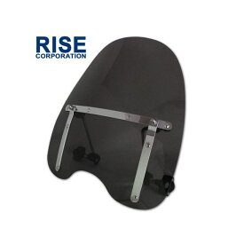 RISE CORPORATION 汎用 ウインドプロテクター（スモーク） C03Z9990052SM ライズコーポレーション スクリーン関連パーツ バイク ハーレー汎用
