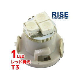 正規品／RISE CORPORATION LED T3-Wedge（1LED） ※レッド C07Z9990304RD ライズコーポレーション ホーン・電飾・オーディオ バイク 汎用