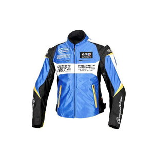 エルフ ライディングウェア EJ-S103 イデアールメッシュジャケット(ブルー&ホワイト) サイズ S EJ-S103