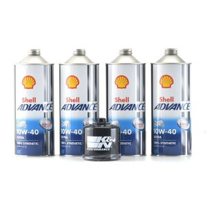 PCGk Ducati EGICEtB^[Zbg KN KN-153/ShellADVANCE 4T ULTRA 10W-40 4L SET-153-4TU10404