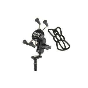 ラムマウント Xグリップ&ステムマウント スマートフォン用 テザー付 RAM-B-176-A-UN7U
