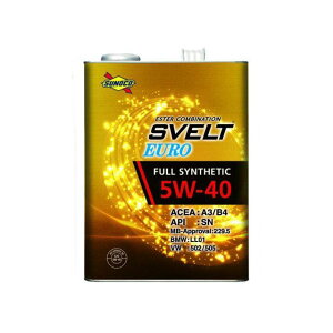 XmR SVELT EUROiXFg[jK\EfB[[ GWIC 5W-40 20L SVELT EURO 5W-40 20L